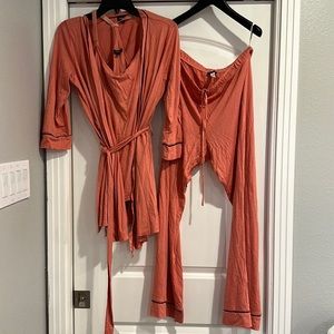 Cosabella maternity set - Robe, Nursing Tank Top and Pants